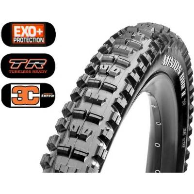 Maxxis MINION DHR II 27.5” WT, 3CT/EXO+/TR, MTB plášť, kevlar, 27.5X2.60