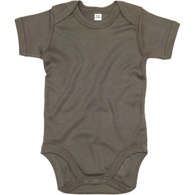 Babybugz Kojenecké body s krátkým rukávem Army