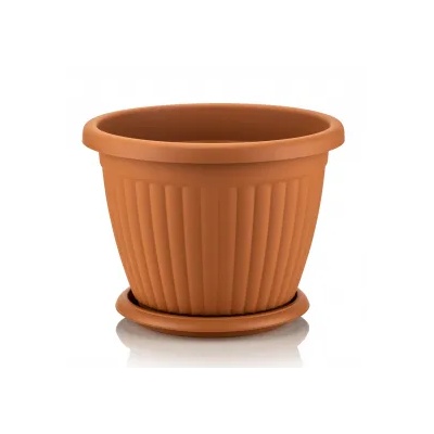 Serinova - Саксия Kemer №4 Terracotta 4, 0L (KSG4+VT04) (0150321)