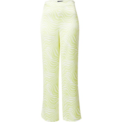 Gina Tricot Панталон зелено, бяло, размер 36