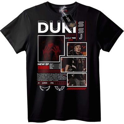 NOONEBRAND Тениска DUNI A. D. A Тур 2024 - 6XL, Black