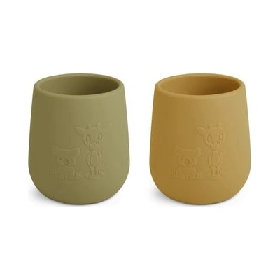 Nuuroo Olive green Dusty yellow šálek na pití Abel / 145 ml sada 2 ks