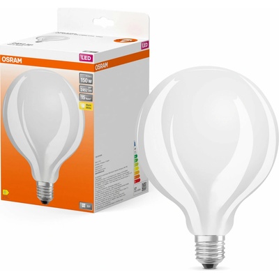 Osram veľká LED žiarovka E27 17 W STAR CLASSIC GLOBE, teplá biela 4058075601888