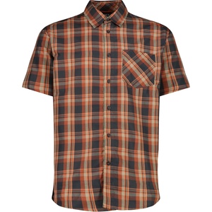 CMP Мъжка риза с копчета CMP Full Button Shirt - Antracite / Orange / Corda - размер 52 (EU) (033-3073-0114)