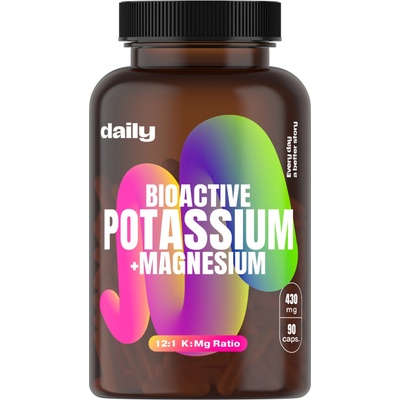 Daily Bioactive Potassium + Magnesium 90 kapsúl