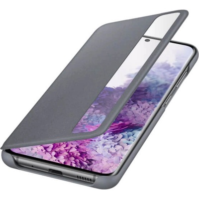 Samsung Оригинален Калъф за SAMSUNG S20 Plus, Clear View, EF-ZG985CJ, Сив