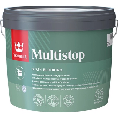 Tikkurila Izolační základní nátěr na dřevěné povrchy Multistop 3 L