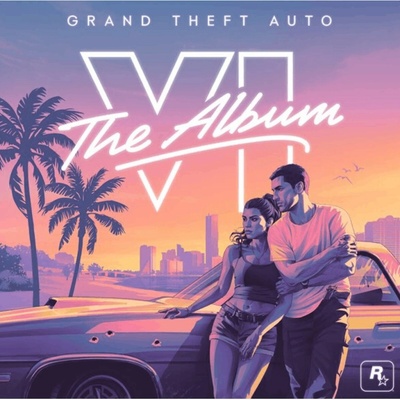 Various - Grand Theft Auto VI: The Album (140g) (Limited Indie Edition) (Pink Marbled & Blue Marbled Vinyl) CLR LP