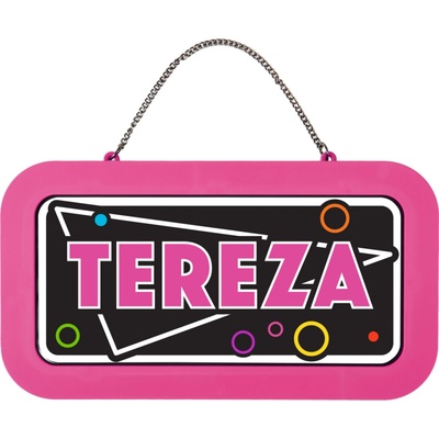 Neonová cedulka se jménem - Tereza