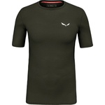 Salewa Мъжко мериносово термобельо Salewa Cristallo Warm AMR Tee Merino base layer - Dark Olive - размер 46 (015-1345-0811)