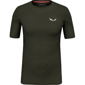 Salewa Мъжко мериносово термобельо Salewa Cristallo Warm AMR Tee Merino base layer - Dark Olive - размер 46 (015-1345-0811)