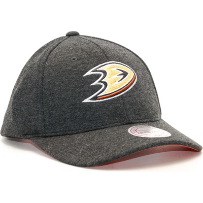 Mitchell & Ness Sweat Anaheim Ducks Black Snapback černá oranžová