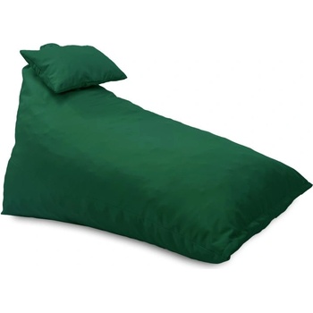 Pufrelax Пуф шезлонг и декортаивна възглавница Kudos, водоустойчив, Смарагд