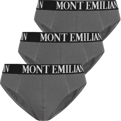Mont Emilian Avignon Men Briefs Pack of 3 grey