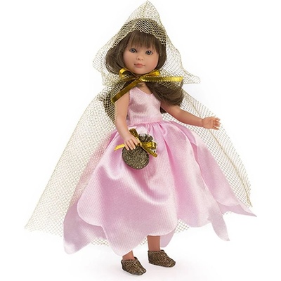Asi dolls Asi - Кукла Силия фея с розова рокля и златно наметало