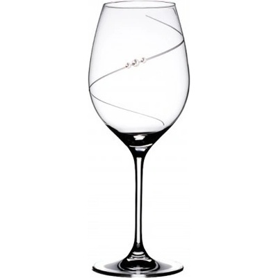 Bohemia Crystal Sklenice na červené víno Silhouette 6 x 470 ml