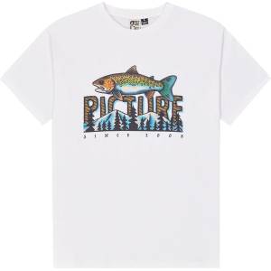 Picture Мъжка тениска Picture Saywhat Tee T-shirt - White (216-7782-0211)