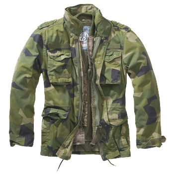 Image 1 of Brandit Премиум мъжко яке в зелен камуфлаж Brandit M65 Giant swedisch camoBW-3101-125 - Зелен камуфлаж, размер XXL