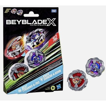Beyblade X Dual Pack Knife Shinobi 4-80HN and Keel Shark 3-80F