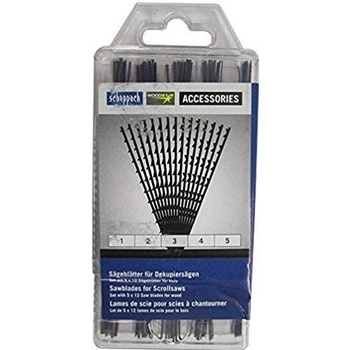 Scheppach / Woodster 88000010 Sada plátkov pre lupienkové píly 5 x 12 ks