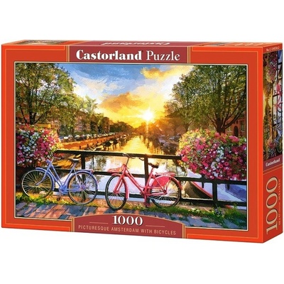 Castorland Picturesque Amsterdam with Bicycles 1000 dielov