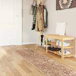 vidaXL Каса за килим MARSA Жълто 50 х 250 см Полиестер и PVC (42023208)
