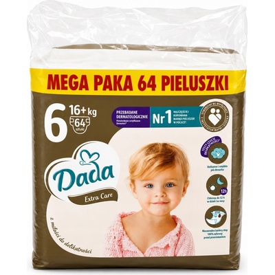 Dada JUMBOBAG Extra Care 6 16+ kg 64 ks