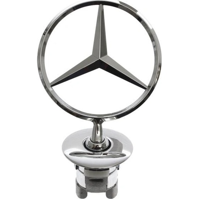 Mercedes emblém na přední kapotu - hvězda chrom – Zboží Mobilmania