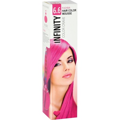 Elyseé Infinity farebné penové tužidlo 6.6 Fuksia 75 ml