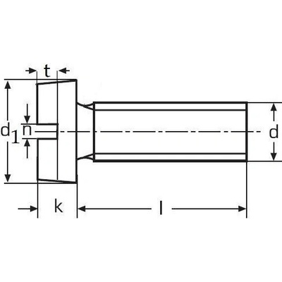 šroub M3x35 BEZ PÚ 4.8 válcová hlava rovná drážka DIN 84 – Zbozi.Blesk.cz