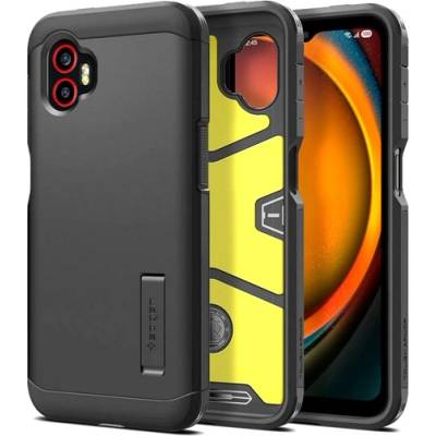 Spigen Samsung Xcover 7 Pro SPIGEN TOUGH ARMOR силиконов протектор за телефон, удароустойчив, абсорбиращ удари, ЧЕРЕН ACS09332 (ACS09332)
