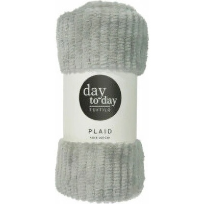 Home Styling Collection Flanelová deka sivá