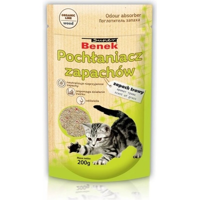 Benek Sanitizer Pohlcovač zápachov s vôňou čerstvé trávy 500g