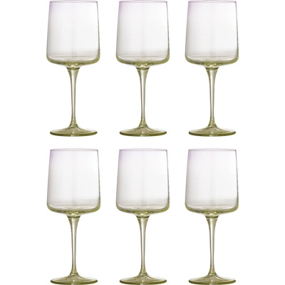 Bloomingville Sklenice na víno LUCIANA sklo 6 x 430 ml