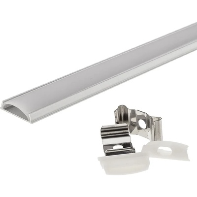 OPTONICA ГЪВКАВ АЛУМИНИЕВ ПРОФИЛ ЗА LED ЛЕНТА 4mm L=2M (5001)