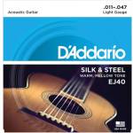 D'Addario EJ40, Струни за акустична китара 11-47