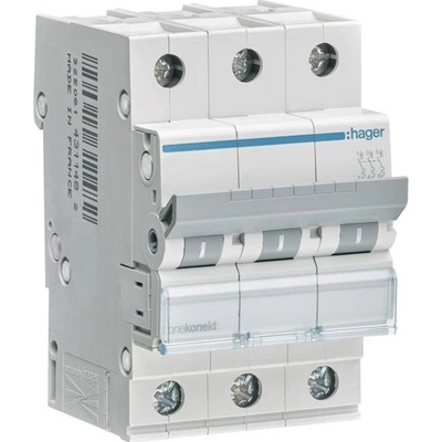 Hager 3-pólové 63 A 400 V MCN363