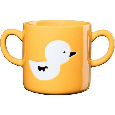 ASA Selection Porcelánový hrnček s uchom kačička KIDS žltý 250 ml