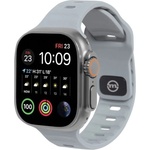 Mobile Origin Силиконова каишка за Apple Watch 42мм, 44мм, 45мм, 46мм, Ultra, Ultra 2 49мм - Mobile Origin Silicone Strap (светлосив) (AWS-01-LGR)