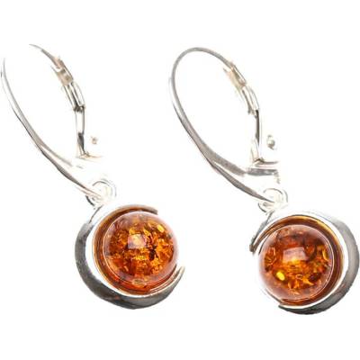 REBLAN Jantárové náušnice AURORA RENU250