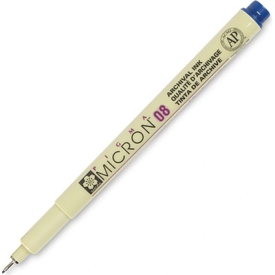 Technický liner SAKURA Pigma Micron 08 královsky modrý 0,5 mm