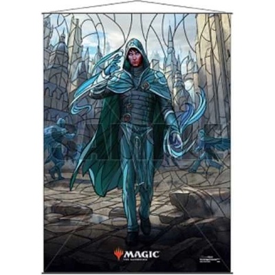 Magic: The Gathering Stained Glass Wall Scroll - Jace