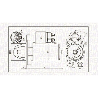 Startér MAGNETI MARELLI 063721202010