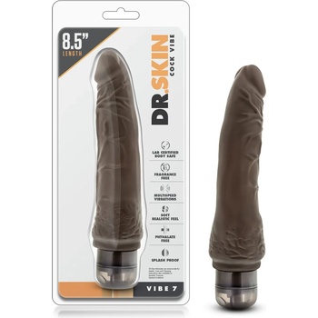 Пенис вибратор, реалистична мощ, 21, 5см. - Mr. Skin Cock Vibe 7 (BLUSH00397)
