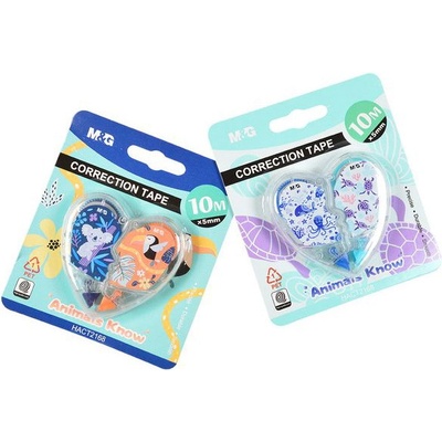 Коректор-ролер M& G Animals Know 5mmх10m 2бр (1611019-70466-HACT2168)