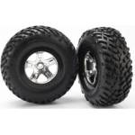 Traxxas колело 2.2/3.0", джанта SCT сатенено-черна, гума SCT (2)