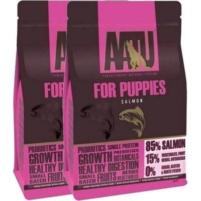 AATU Dog 85/15 Puppy Salmon 2 x 5 kg