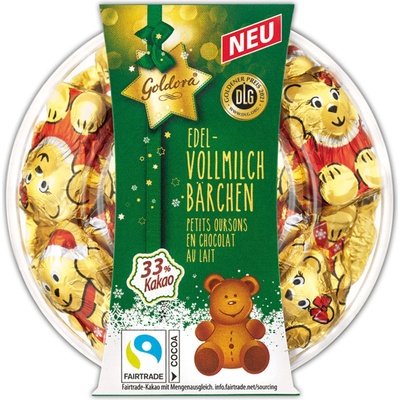 Goldora Mini-čokoládoví medvídci 125 g