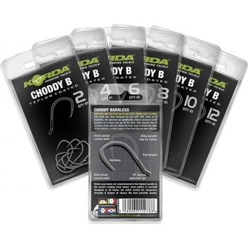 Korda Choddy Barbless (bez protihrotu) vel.8 10 ks