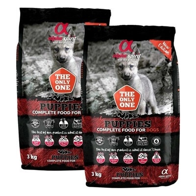 Alpha Spirit Kompletné mäkké pre šteniatka 2 x 3 kg